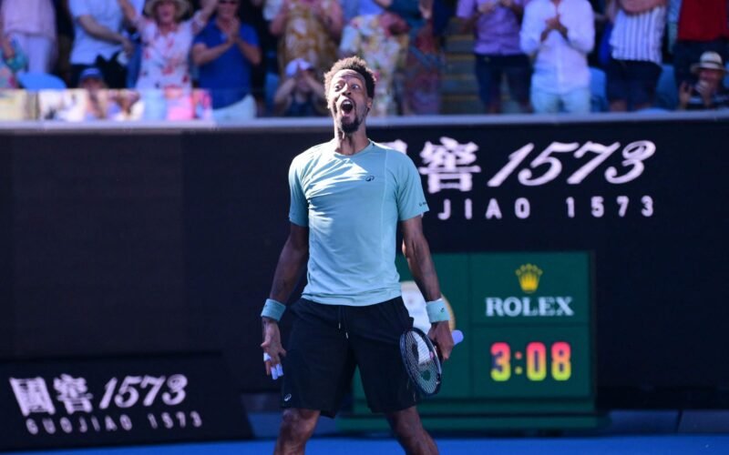 El insaciable apetito de Monfils: octavofinalista, con 38 años, tras vencer a Fritz, cuarto favorito