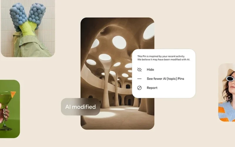 Pinterest agrega etiquetas para ayudar a identificar contenido generado por IA
