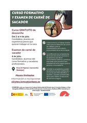 Veinte personas se forman en curso de Cicytex para obtener el carné de sacador de corcho