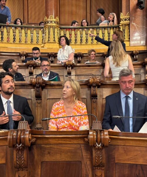 La oposición a Collboni se alía para evitar la modificación del 30% de VPO y el uso de pistolas táser