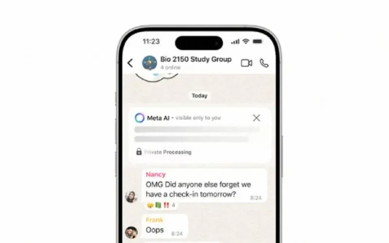 Cada vez es más difícil escapar de la IA de WhatsApp: Meta la utilizará para resumir tus conversaciones