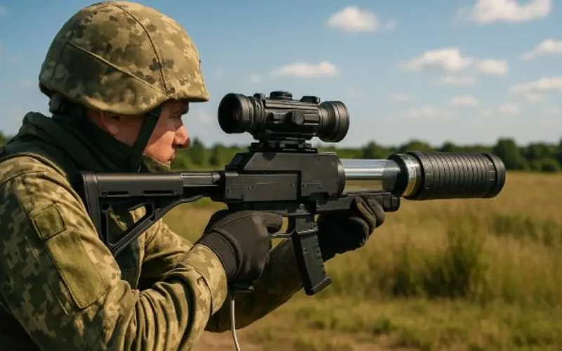 El nuevo fusil láser de Rusia que destruye drones FPV con un rayo invisible
