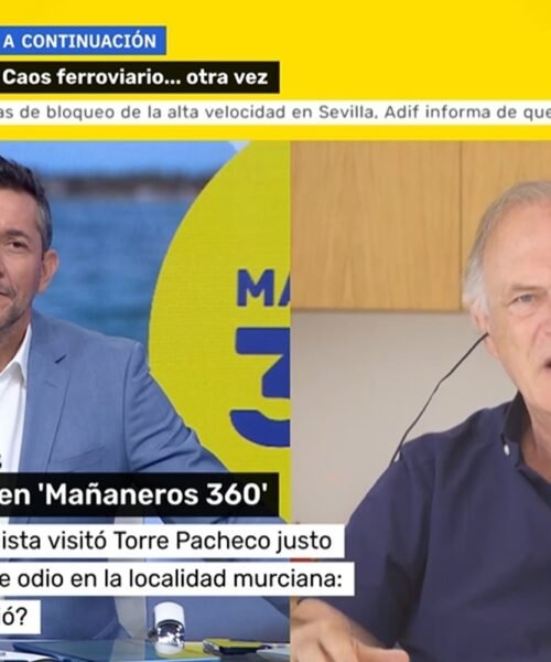 La magistral lección de Pedro Piqueras en Mañaneros 360