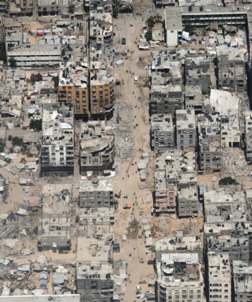 Las destrucción en la Franja de Gaza tras casi dos años de conflicto, en imágenes desde el aire