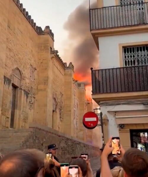 Se declara un incendio en la Mezquita de Córdoba