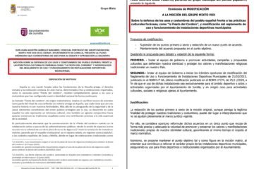 El PP de Jumilla avaló el objetivo de la moción de Vox “frente a las prácticas culturales foráneas”