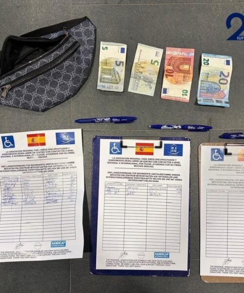 Identifican a dos jóvenes en Salamanca que pedían dinero para una asociación de niños con discapacidad que no existía