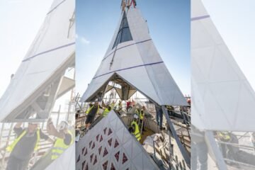 La Sagrada Familia se convierte en la iglesia más alta del mundo tras colocar el elemento que coronará la torre de Jesucristo