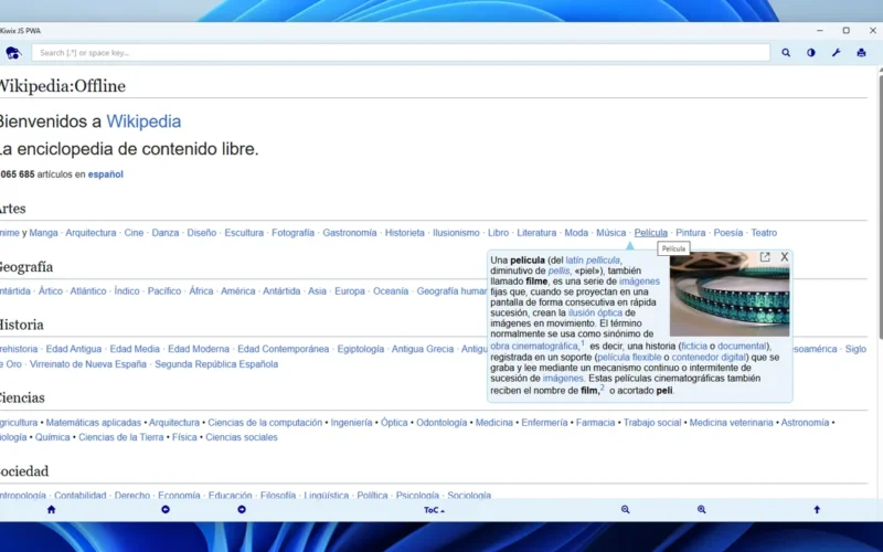 Cómo descargar toda la Wikipedia en tu ordenador o móvil y usarla cuando quieras sin conexión