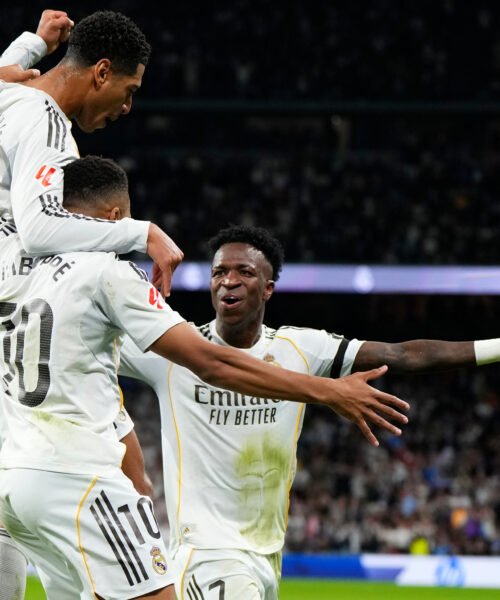 El Madrid golea al Valencia, suma seis triunfos seguidos y zanja el ruido con Vinicius antes de Anfield