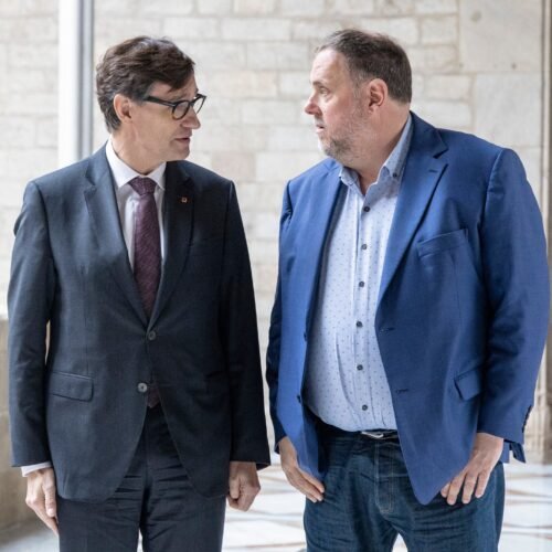 El pacto de investidura con ERC avanza más allá de la financiación singular