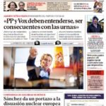 Portada de EL MUNDO del domingo 15 de febrero de 2026