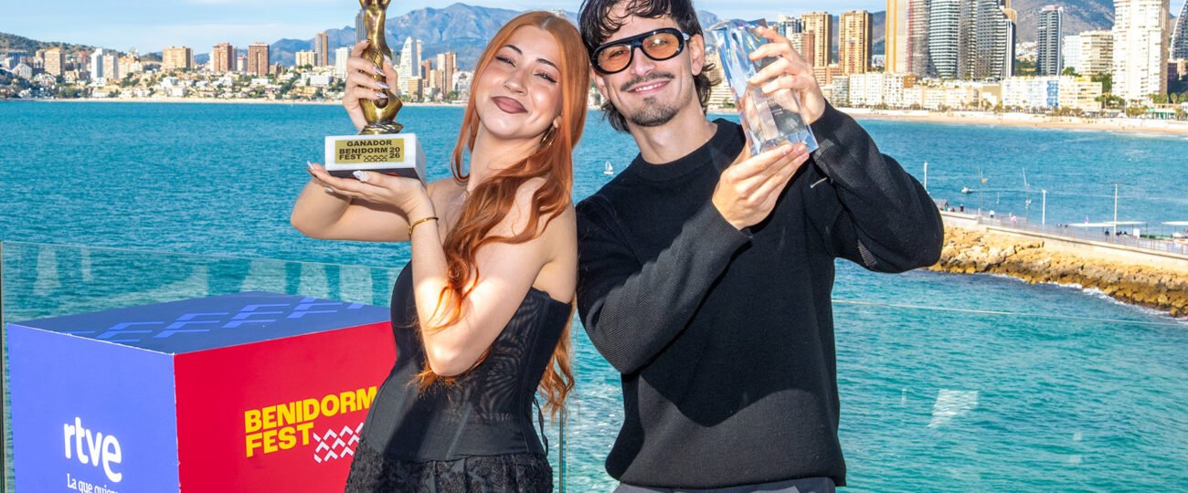 Lucycalys y Tony Grox, ganadores del Benidorm Fest 2026: «Ponerte por encima de los otros candidatos es algo estúpido»