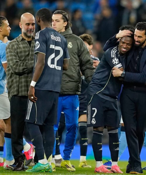 La carrera de Vinicius contra la camisa de cuadros de Guardiola: no había tanto que temer