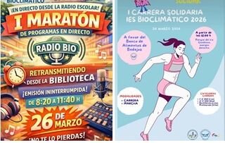 IES Bioclimático Badajoz organiza jornada solidaria con radio en directo y carrera escolar