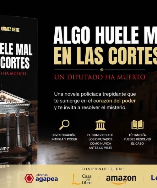 MIGUEL ÁNGEL GÓMEZ ORTIZ PONE EN JAKE LOS SECRETOS DEL PODER EN ‘ALGO HUELE MAL EN LAS CORTES. UN DIPUTADO HA MUERTO.’