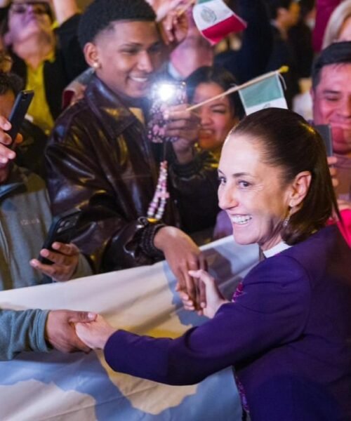 Claudia Sheinbaum llega a Barcelona en su primera visita a Europa como presidenta de México