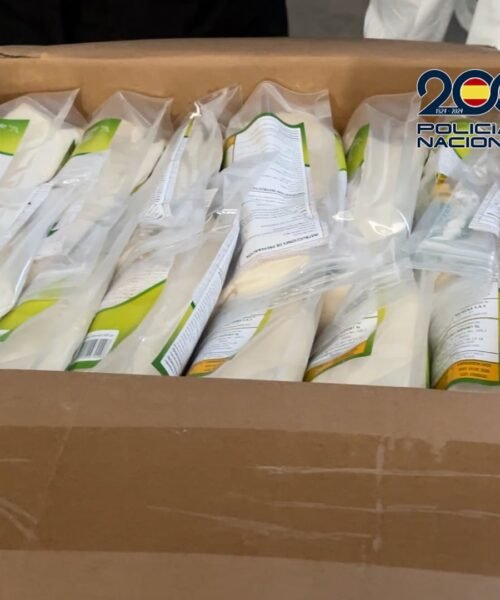 Cae una organización de narcos cuando  extraía la cocaína que habían mezclado en siete toneladas de harina de maíz