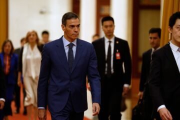Sánchez comparece en Pekín tras su reunión con Xi Jinping
