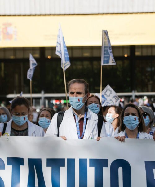 Cuarta semana de protestas de los médicos contra Sanidad: «Es la huelga más prolongada de la historia reciente de España»