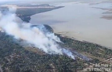 La Junta de Andalucía pide más ayuda al Gobierno para extinguir el incendio de Doñana que ya afecta a 400 hectáreas
