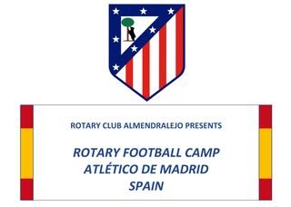 Rotary Almendralejo impulsa campamento internacional de fútbol junto al Atlético de Madrid