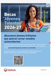 Veolia lanza un programa de becas para generar oportunidades educativas en Extremadura