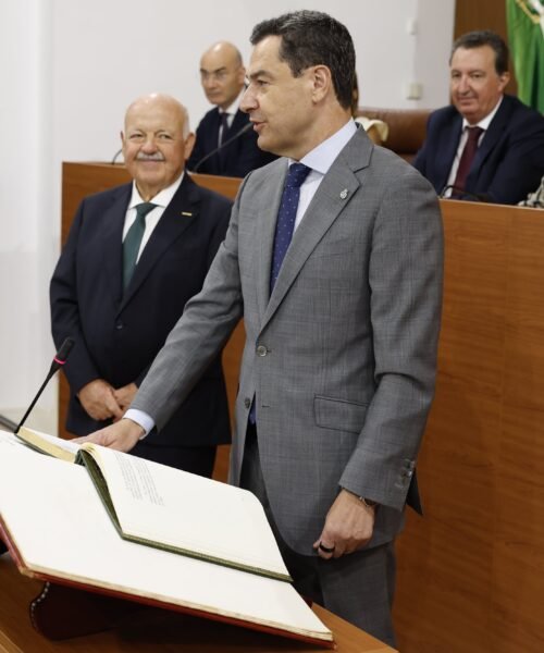 Moreno, ante la sesión de investidura: “Hay que poner el interés de los andaluces por encima de todo”
