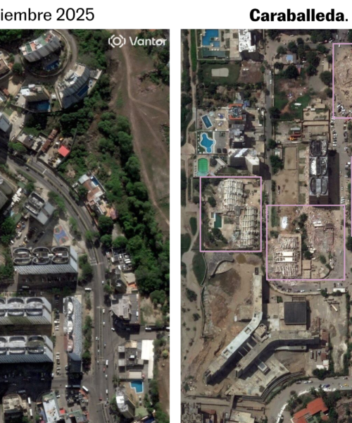Mapas del terremoto en Venezuela: las imágenes satélite confirman un reguero de edificios derruidos