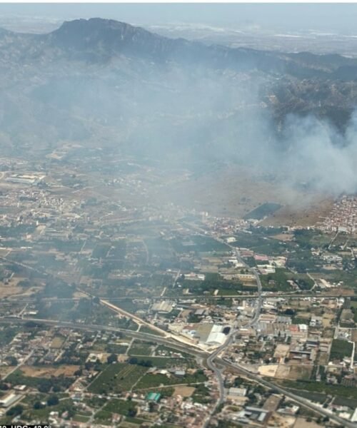 Murcia solicita ayuda a la UME y medios aéreos a otras comunidades para sofocar un incendio forestal en su municipio