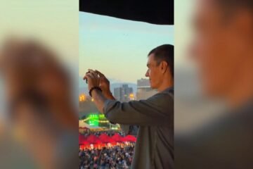 Sánchez se desplazó a Barcelona el sábado para asistir al Primavera Sound