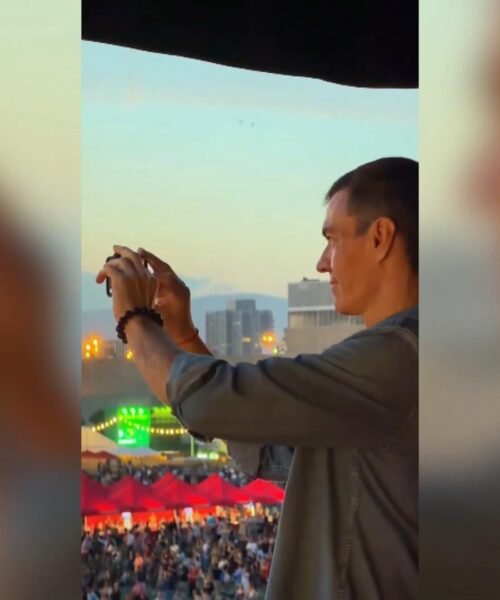 Sánchez se desplazó a Barcelona el sábado para asistir al Primavera Sound