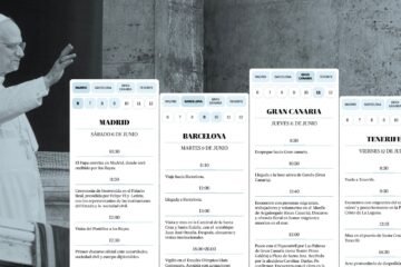 Agenda interactiva de la visita del papa León XIV a España por días y ciudades