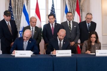Israel y Líbano firman un acuerdo marco de paz en Washington