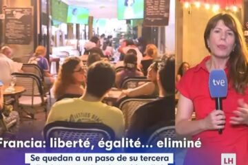Liberté, égalité… eliminé: el aplaudido e irónico rótulo de La hora de La 1 tras la derrota de Francia que ha desatado la locura
