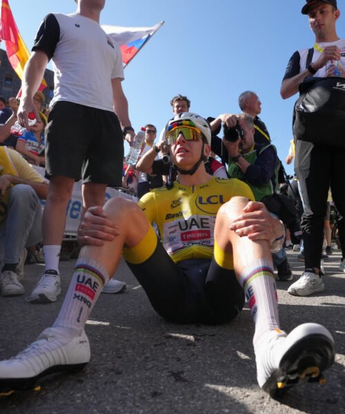 Pogacar, un récord entre el caos de Alpe d’Huez: «La verdad es que no sabía cuál era el tiempo de Pantani»