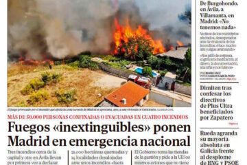 Portada de EL MUNDO del sábado 25 de julio de 2026