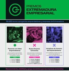 La Junta publica la convocatoria de los Premios Extremadura Empresarial