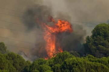 Los incendios en España, en imágenes