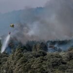 Ascienden a seis los municipios evacuados por el incendio en la Sierra Norte de Guadalajara, que ya ha calcinado 2.000 hectáreas