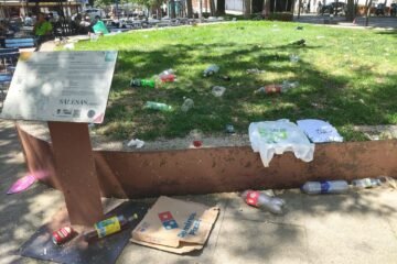 La resaca mundialista se deja sentir en Madrid en forma de basura