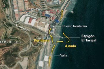 Datos | ¿Por dónde entran los migrantes a Ceuta? ¿Cuántos suelen cruzar?