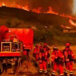 El incendio del municipio aragonés de Orés arrasa 14.000 hectáreas amenazando Uncastillo