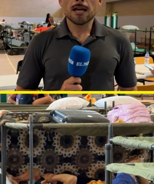 En el polideportivo de Villamanta, con los evacuados de los incendios de Madrid y Ávila: “Todo el mundo salió despavorido”