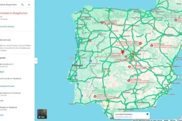 Cómo utilizar Google Maps para que te avise de los incendios en activo