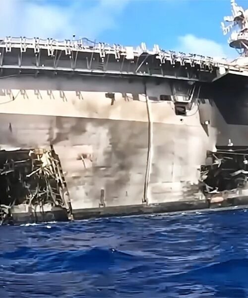 La Marina de EE. UU. prueba por primera vez su barco dron kamikaze GARC contra un buque de 40.000 toneladas