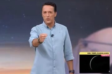 La narración de Jacob Petrus que puso los pelos de punta durante el eclipse y desbordó a la audiencia