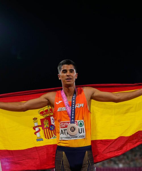 El oro que se le sigue resistiendo a Moha Attaoui, bronce en los 800 del campeonato de Europa