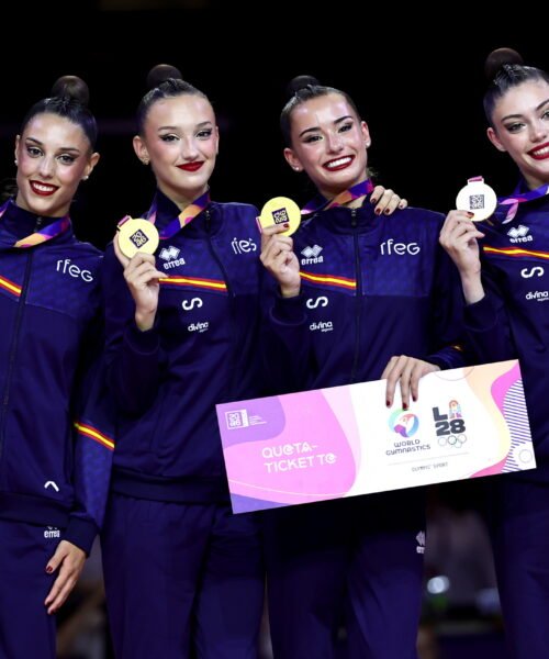 España es de oro en gimnasia rítmica: campeona del mundo y con billete para Los Ángeles 2028