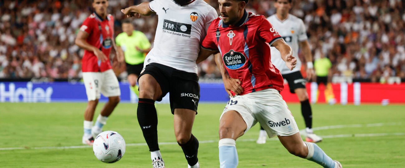 El Valencia empieza a despedir a Mestalla con un empate tedioso ante el Celta